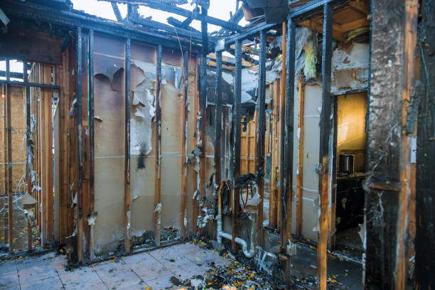 Professional Emergency Fire Cleanup technician working in Hyde Park, UT